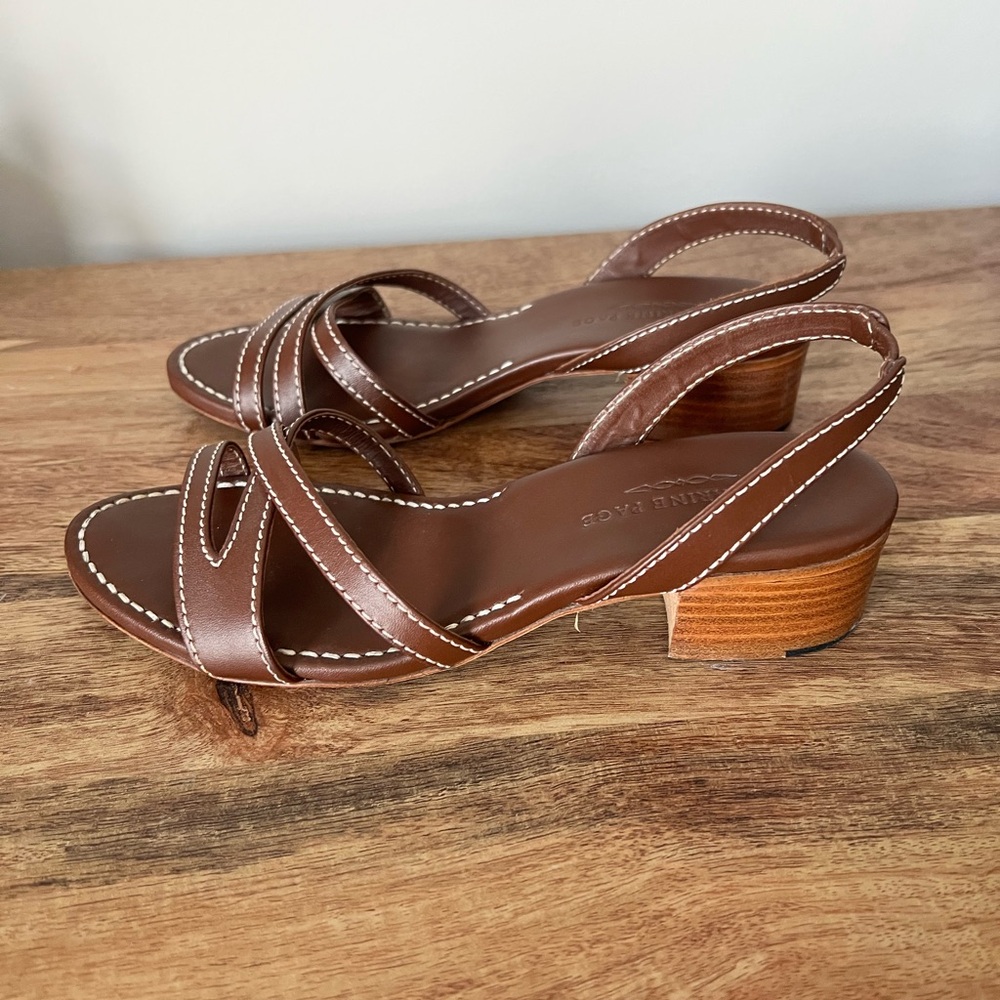 Katharine Page Olympia Slingback heeled sandals size 36 EU / 6 US